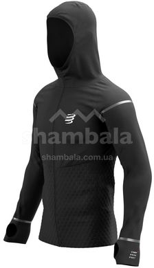 Мембранная мужская теплая куртка для бега Compressport Winter Insulated 10/10 Jacket M, L - Black (CMS AM00153B-990-00L)