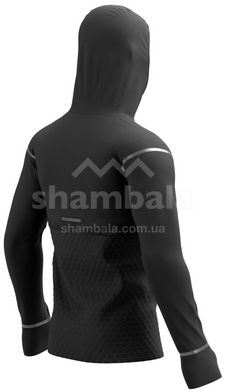 Мембранна чоловіча тепла куртка для бігу Compressport Winter Insulated 10/10 Jacket M, L - Black (CMS AM00153B-990-00L)