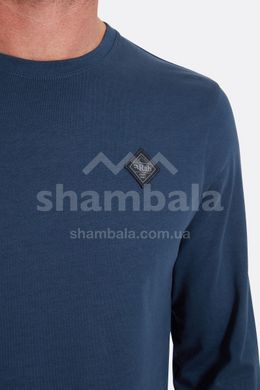 Футболка з довгим рукавом чоловіча Rab Basecamp Logo Badge LS Tee, Red Clay, SML (QCC-10-RCY-SML)