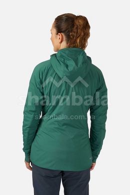 Жіноча куртка Soft Shell Rab Vapour-Rise Summit Jacket Wmns, Green Slate, 8 (QVR-85-GNS-08)
