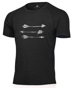 Термофутболка чоловіча Lasting AROW, black, M (AROW-9090M)