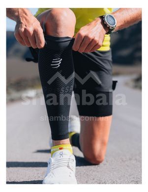 Компресійні гетри Compressport R2 Oxygen, Black/Steel Grey, T3 (SU00048B 922 0T3)