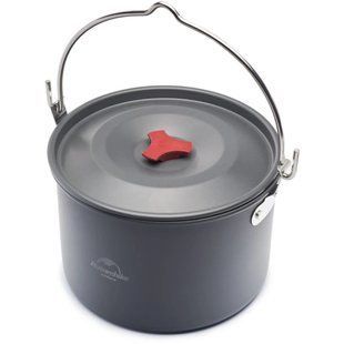 Котелок Naturehike Camping NH17D021-G, 4 л, Silver (6927595723173)