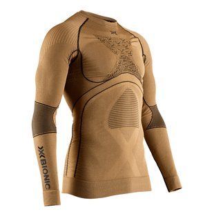 Термокофта мужская X-Bionic RADIACTOR 4.0 SHIRT ROUND NECK LG SL, Gold/Black, р.L (XB RA-WTXXW19M.S001-L)