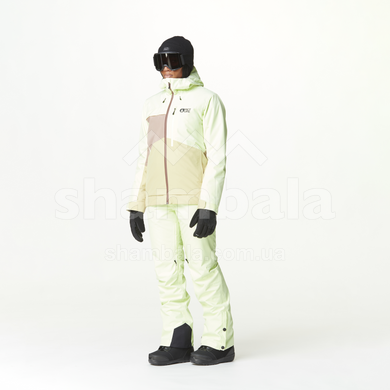 Горнолыжная женская теплая мембранная куртка Picture Organic Seen W 2025, lime cream-hemp-roebuck, S (3663270864672)