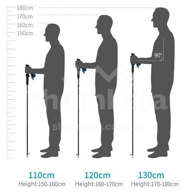 Трекинговая палка Naturehike ST08 NH18D020-Z, Burgundy, 110 см, 1 шт (6927595748527)