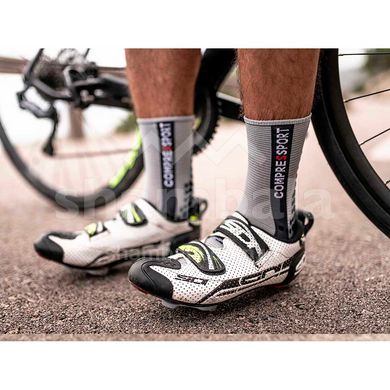 Шкарпетки Compressport Pro Racing Socks V3.0 Bike 2020, Grey Melange, T2 (BSHV3-101-T2)