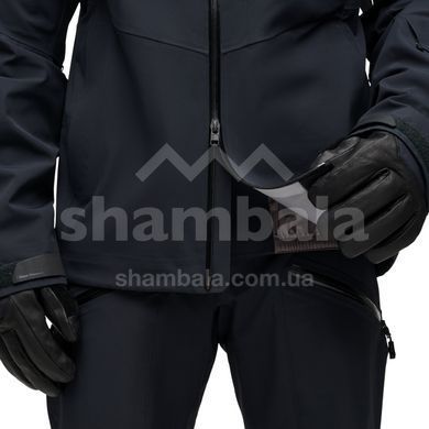 Гірськолижна чоловіча мембранна куртка Black Diamond M Recon Stretch Shell, Black, L (BD 7450460002LRG1)