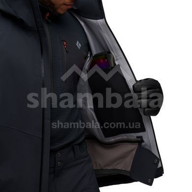 Гірськолижна чоловіча мембранна куртка Black Diamond M Recon Stretch Shell, Black, L (BD 7450460002LRG1)