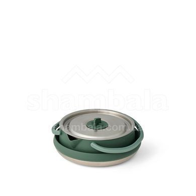 Чайник складной Sea to Summit Detour Stainless Steel Collapsible Kettle 1,6 L, Laurel Wreath Green (STS ACK026011-392001)