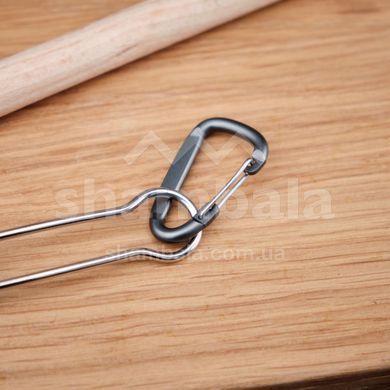 Ложка-вилка титанова складана Naturehike NH19C001-J, Grey (6927595734766)