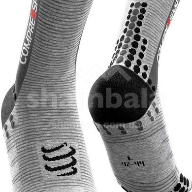 Носки Compressport Pro Racing Socks V3.0 Bike 2020, Grey Melange, T2 (BSHV3-101-T2)