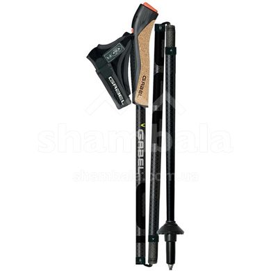 Трекинговые палки для скандинавской ходьбы Gabel Viper 3S-TR, 115 см, Black (7008391401150)
