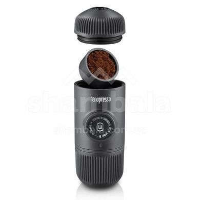 Портативная эспрессо-кофеварка с адаптером для капсулы Wacaco Nanopresso+, dark grey (4897066230108)
