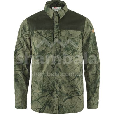 Сорочка чоловіча Fjallraven Varmland G-1000 Shirt M, Green Camo/Deep Forest, M (7323450642730)