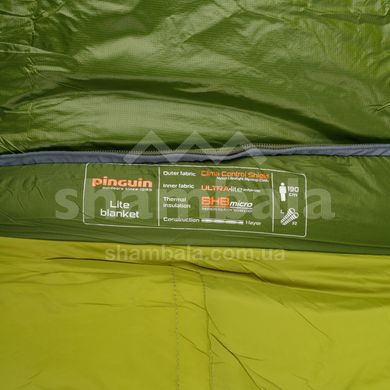 Спальний мішок Pinguin Lite Blanket (14/10°C), 190 см - Right Zip, Khaki (PNG 229448) 2020