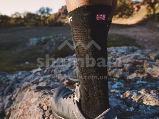 Шкарпетки Compressport Pro Racing Socks V4.0 Trail, Black, T2 (XU00048B 990 0T2)