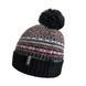 Шапка водонепроникна Dexshell Beanie Fair Isle, S/M, Black/Red (DH362BHSM)