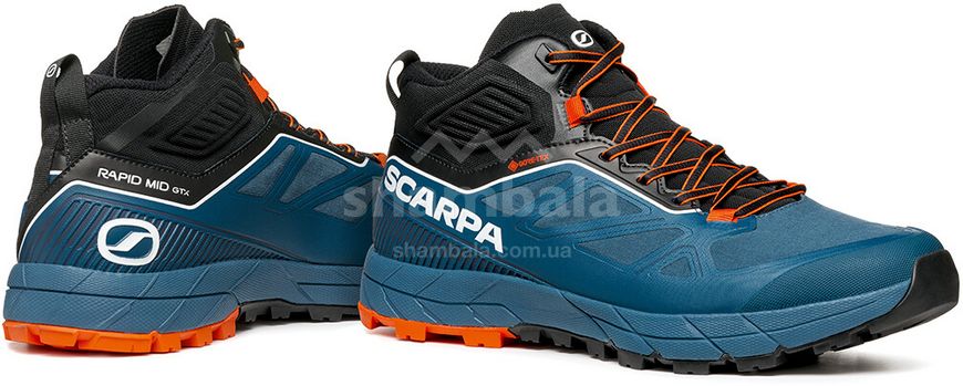 Кросівки Scarpa Rapid Mid GTX, Cosmic Blue/Orange, 45.5 (SCRP 72694,2002-45 1/2)