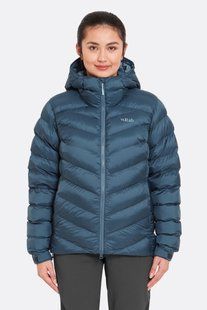 Женская зимняя куртка Rab Nebula Pro Jacket Wmns, Orion Blue, 12 (QIP-24-ORB-12)