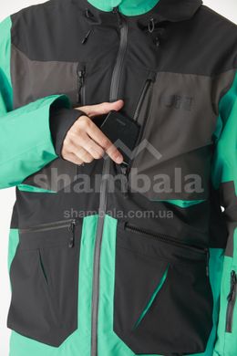 Гірськолижна чоловіча тепла мембранна куртка Picture Organic Naikoon 2024, Spectra Green/Black, M (PO MVT457B-M)