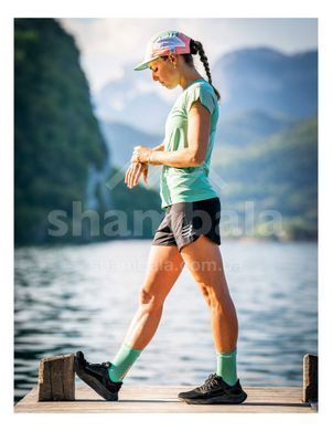 Кепка Compressport 5 Panel Light Cap, Papaya Punch/Creme De Menthe, One Size (CU00097B 412 0TU)