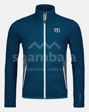 Кофта флисовая мужская Ortovox Fleece Jacket M, petrol blue, M (4251422583503)