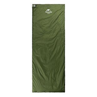 Спальний мішок надлегкий Naturehike LW180 NH21MSD04, (15&deg;C) - Left Zip, p M, Dark Green (6927595786949-L)