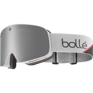 Маска гірськолижна Bolle Nevada, Race White Matte/Black Chrome, One size (BL NEVADA.BG096002) УЦІНКА