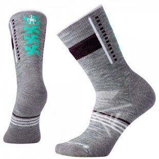 Шкарпетки жіночі Smartwool Women's PhD Outdoor Medium Pattern Crew, Light Gray, M (SW 00768.039-M)