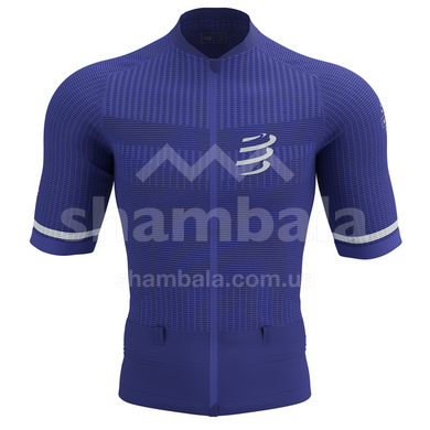 Футболка чоловіча Compressport Trail Postural SS Top M, Dazz Blue, M (7630102555769)