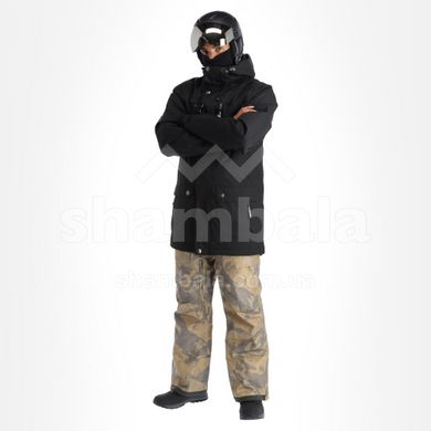 Гірськолижна чоловіча тепла мембранна куртка Rehall Mason 2022, Black, S (Rhll 60175-1000-S)
