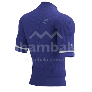 Футболка чоловіча Compressport Trail Postural SS Top M, Dazz Blue, M (7630102555769)