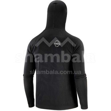 Мужская толстовка с рукавом реглан Compressport 3D Thermo Seamless Hoodie Zip - Black Edition 2020, Black, L (AU00004L 990 00L)