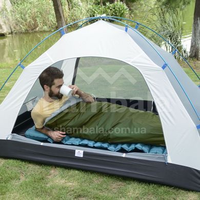 Спальний мішок надлегкий Naturehike LW180 NH21MSD04, (15&deg;C) - Left Zip, p M, Dark Green (6927595786949-L)