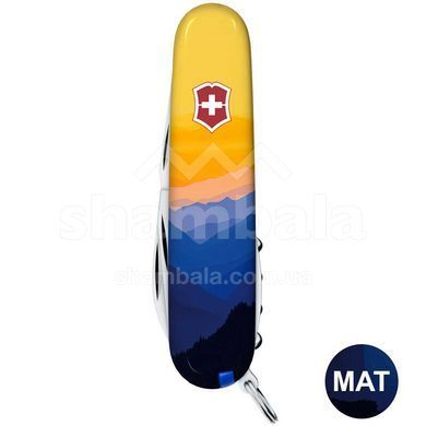 Швейцарский складной нож Victorinox Camper, 13 функцій, 91 мм, Ukraine (Гірськийпейзаж))