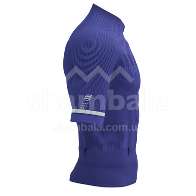 Футболка чоловіча Compressport Trail Postural SS Top M, Dazz Blue, M (7630102555769)