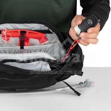 Поясная сумка Osprey Raptor 4, Black, O/S (843820195576)