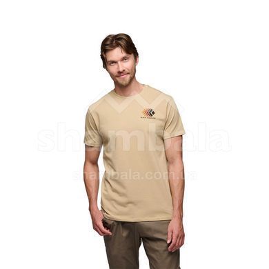 Футболка чоловіча Black Diamond M Faded SS Tee, Khaki, XL (BD 7524402016XLG1)