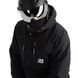 Горнолыжная мужская теплая мембранная куртка Rehall Mason 2022, Black, S (Rhll 60175-1000-S)