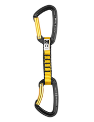 Відтяжка з карабінами Grivel All-Round Alpha, 16 см, Black/Yellow (8050030800332)