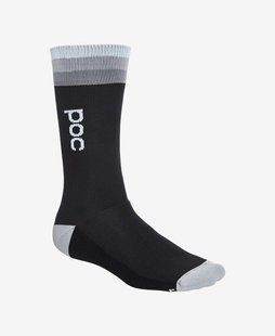 Шкарпетки велосипедні POC Essential Mid Length Sock, Uranium Multi Black, M (PC 651338155MED1)