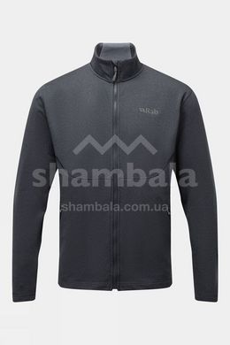 Мужская флисовая кофта Rab Geon Jacket, Black/Steel Marl, L (RB QFE-95-BSM-L)