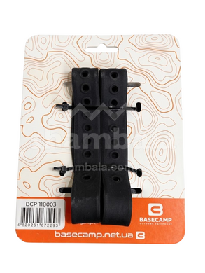 Стяжка універсальна Base Camp Multi Strap 32 мм, Black, 2 шт (BCP 118003)