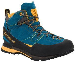 Ботинки мужские La Sportiva Boulder X Mid GTX, Blue/Yellow, 44 (LS 17EBY-44)