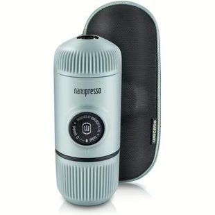 Портативная эспрессо-кофеварка с чехлом Wacaco Nanopresso, blue (4897066230344)