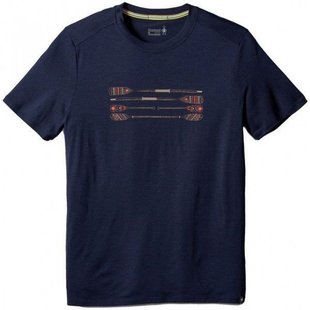 Футболка мужская Smartwool Merino 150 Paddles and Oars Tee Deep Navy, р.S (SW 16047.092-S)