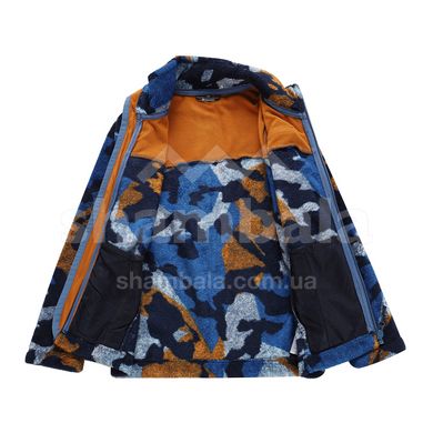 Кофта флисовая детская Alpine Pro EFLINO, blue/orange, 104-110 (007.018.0026)