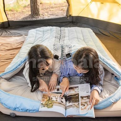 Спальний мішок Naturehike L250 NH21MSD07 (9/3&deg;С), 190 см - Left Zip, Blue (6927595774830-L)
