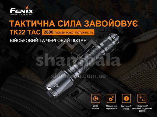 Ліхтар ручний Fenix TK22TAC (TK22TAC)